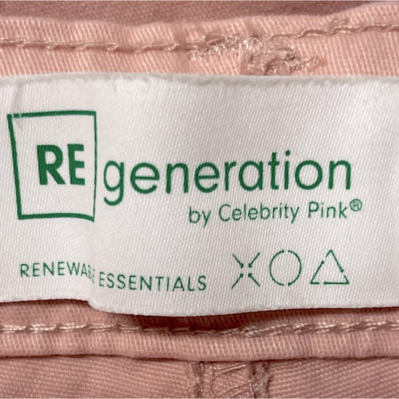 Pink Celebrity Juniors High Rise Cargo Joggers - Picture 6 of 9